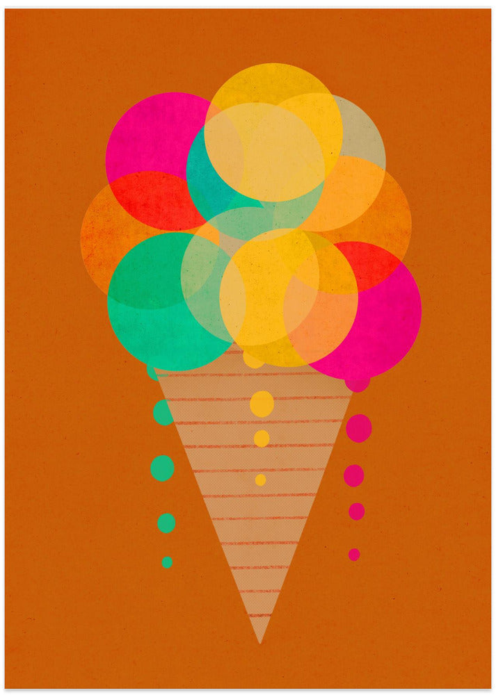 Rainbow Cone Delight