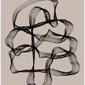 Art Prints of Ink Black and Beige