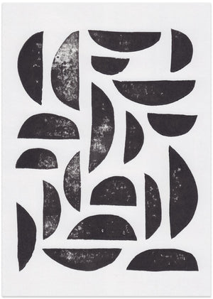 Art Prints of Linocut Abstract #7