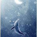 Canvas Art Print Galaxy Whale