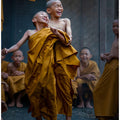 Playfull monk
