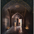 Inside the mosque of Esfahan