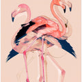 Canvas Art Print Flamingos nr. 3