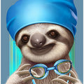 Canvas Art Print SLOTH WITH GOGGLES