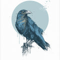 Canvas Art Print Blue crow