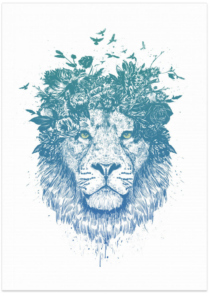 Floral lion II
