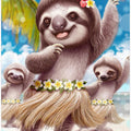 SLOTH HULA DANCER