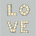 LOVE Light Letters Green