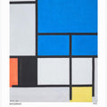 Composition with Large Blue Plane, Red, Black, Yellow, and Gray 1921
