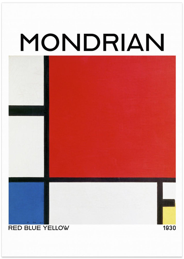 Composition with Red, Blue, and Yellow 1930