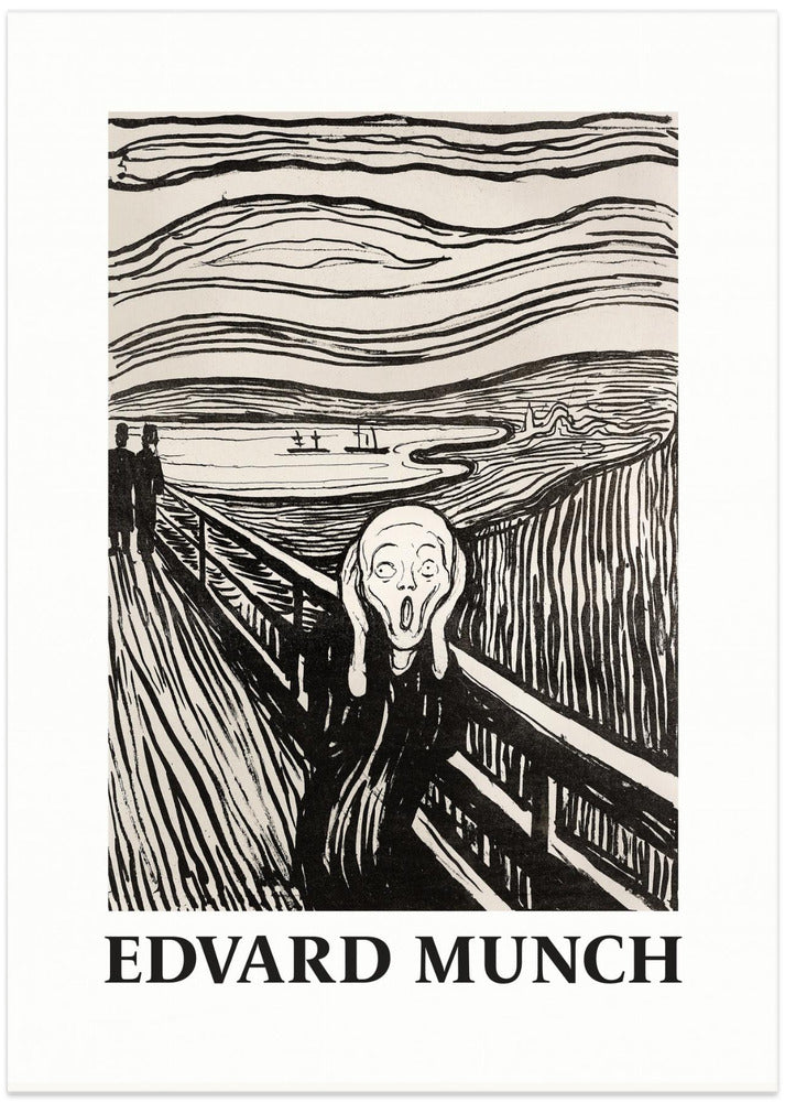 Skriet- The Scream - Monochrome Version