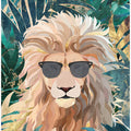 Cool Tropical Lion in Sunglasses