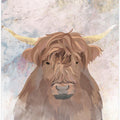 Highlands Cow Gold and Marble