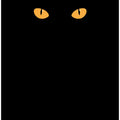 Art Prints of Halloween cat eyes