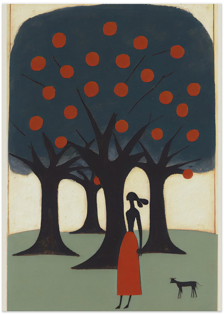 The Woman And The Apple Tree