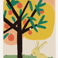 Bunny Under Apple Tree