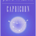 Capricorn Zodiac Print Art