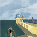 Blackrock, Salthill, Galway Ireland Art Print