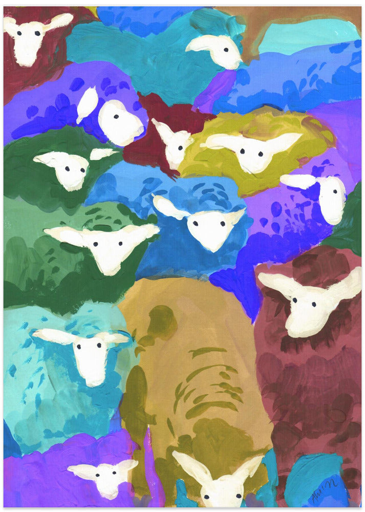 Colorful Sheep Cocktail seaside