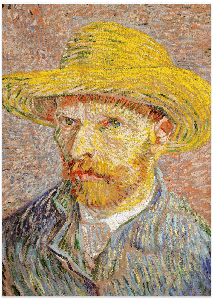 Self Portrait With Straw Hat