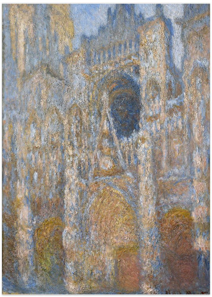 Rouen Cathedral - The Facade in Sunlight