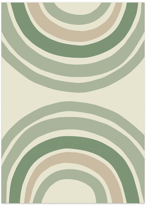 Art Prints of Green Rainbow