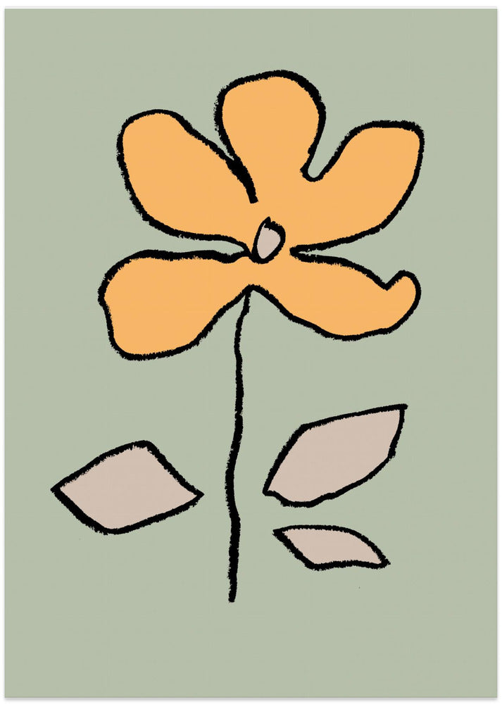 Flower Yellow and Green