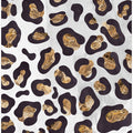 Gold Black leopard print