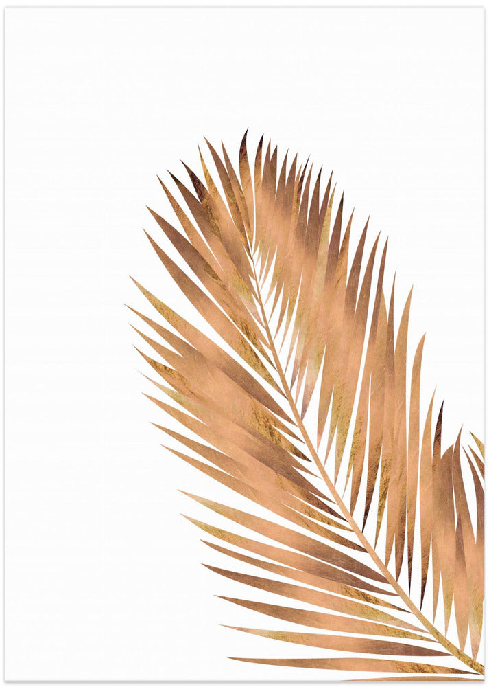 Copper Gold Palm Leaf 2