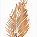 Copper gold palm leaf 6