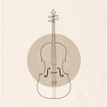 Art Prints of Cello Geo