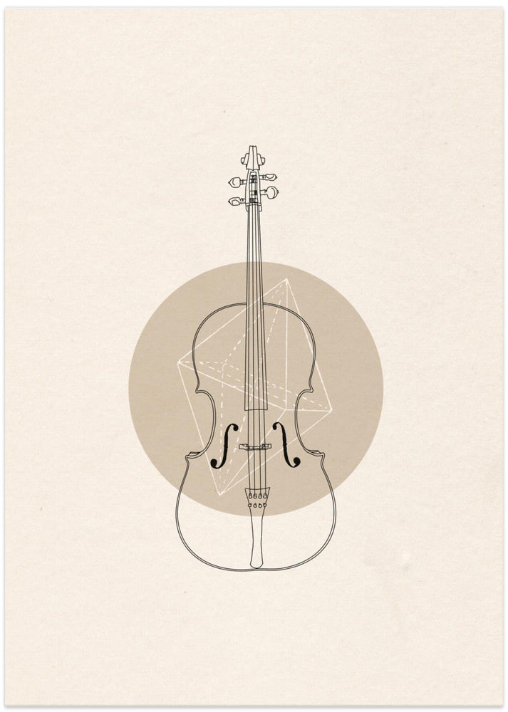 Art Prints of Cello Geo
