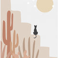 Cat with Cactus