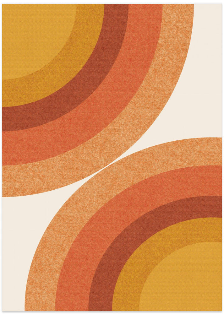 Retro Sunburst Waves