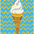 Art Prints of Ice Cream Blue