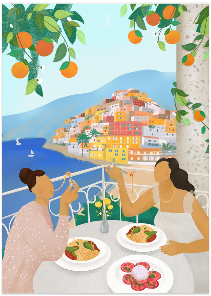Girls in Positano