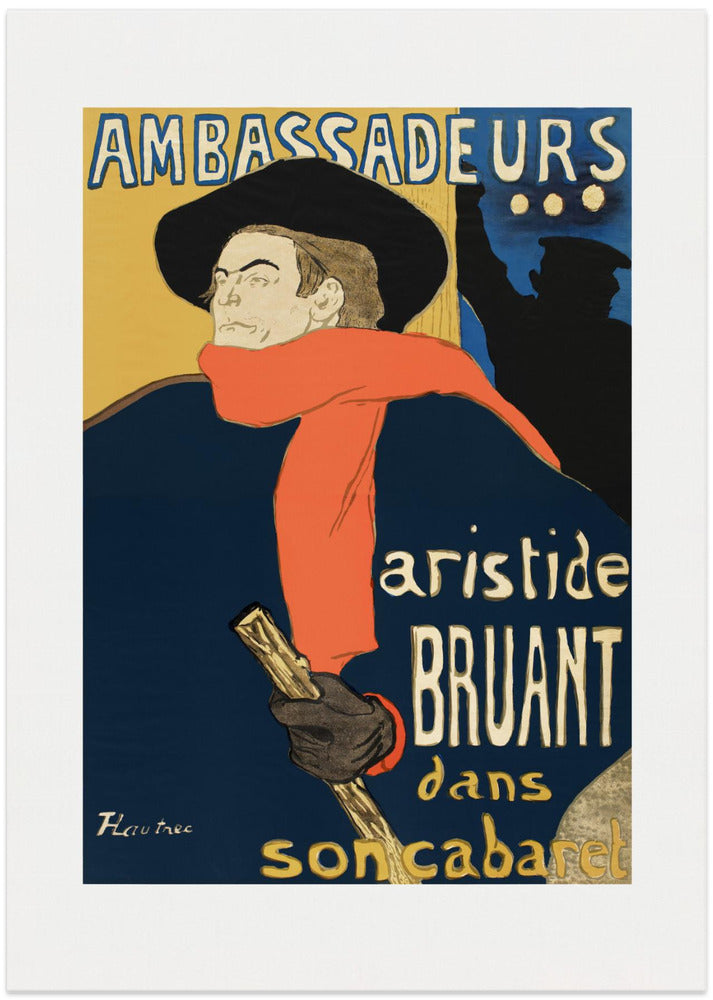 Ambassadeurs Aristide Bruant Dans Son Cabaret (1892)