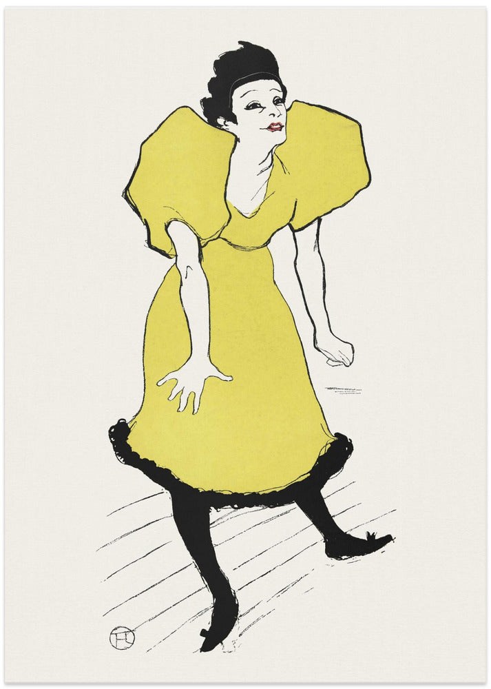 Portret Van Komediespeelster Polaire Op Het Toneel (1895)