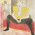 The Seated Clowness (miss Cha U Kao) (1896)