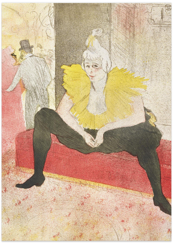 The Seated Clowness (miss Cha U Kao) (1896)