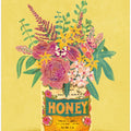 Flowers In a vintage Honey Can