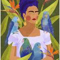 Frida and birds
