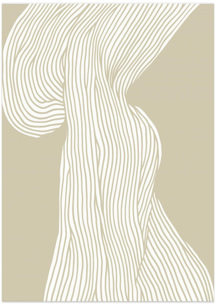 Flowing Lines Canvas