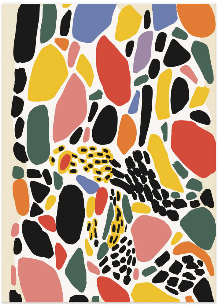 Colorful Mosaic Dance