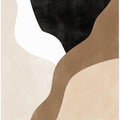 Abstract Beige and Brown Art