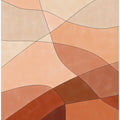 Flowing Lines And Warm Earth Tones