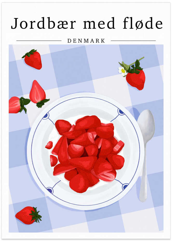 Strawberry with cream - Denmark
