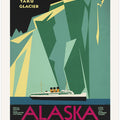 Alaska Via Canadian Pacific. Taku Glacier