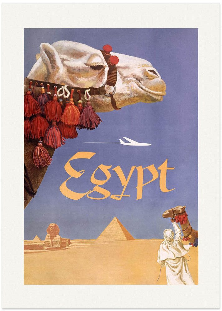 Egypt. Fly Twa (1960) Vintage Poster By David Klein