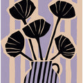 Striped Blossom Vase